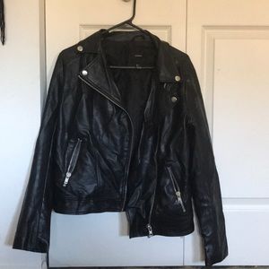 Faux leather jacket